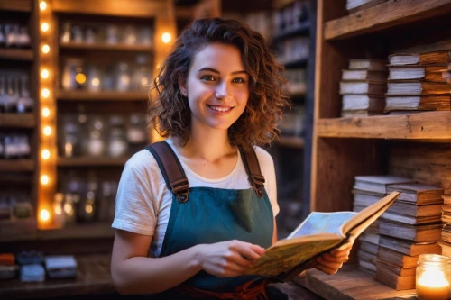 bookkeeper,clerk,barista,librarian,salesgirl,cashier,publish a book online,bookselling,bookkeeping,book store,bookshop,establishing a business,bookstore,waitress,publish e-book online,shopkeeper,women's novels,mail clerk,candlemaker,brandy shop,Illustration,Children,Children 01