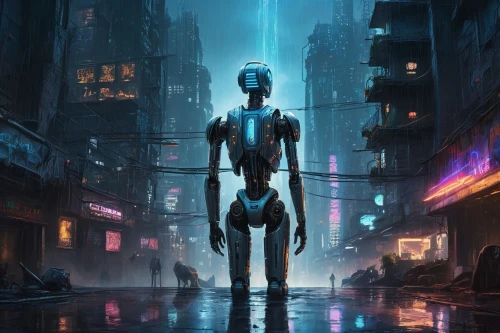 cyberpunk,dystopian,humanoid,dr. manhattan,robotic,droid,robot,dystopia,walking man,futuristic,sci fiction illustration,cyborg,cybernetics,mech,scifi,robots,metropolis,sci-fi,sci - fi,human,Illustration,Realistic Fantasy,Realistic Fantasy 40
