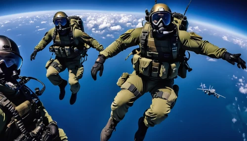 tandem skydiving,space walk,paratrooper,aquanaut,zero gravity,spacewalk,spacewalks,skydiver,tandem jump,diving equipment,sea scouts,parachuting,deep sea diving,parachutist,skydive,special forces,underwater diving,skydiving,blue planet,northrop grumman