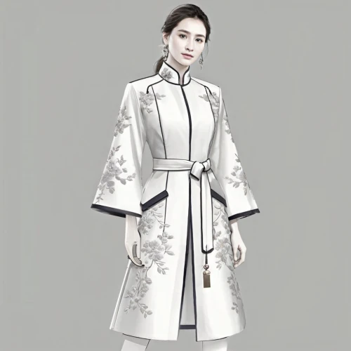 imperial coat,hanbok,suit of the snow maiden,shuanghuan noble,ao dai,martial arts uniform,xuan lian,taekkyeon,fashion vector,white coat,chinese style,coat,long coat,folk costume,shuai jiao,wuchang,overcoat,xiangwei,rou jia mo,kimjongilia