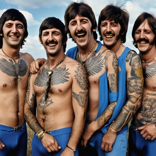 beatles,the beatles,monkeys band,tattoos,chili peppers,60s,1967,red chili peppers,hound dogs,1971,1973,bay of pigs,color image,rare parrots,with tattoo,clone jesionolistny,png transparent,kettledrums,rio 2016,smileys,Photography,General,Realistic