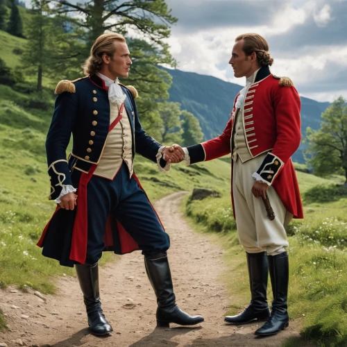 frock coat,husbands,gullivers travels,confrontation,handshaking,longitude,reenactment,declaration of love,grooms,hand shake,the men,digital compositing,stage combat,historical battle,handshake,founding,alliance,vanity fair,courtship,prince of wales,Photography,General,Realistic