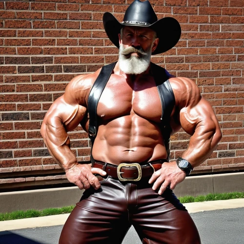 body building,muscle man,bodybuilder,bodybuilding,edge muscle,body-building,muscular build,macho,muscular,cowboy bone,cowboy,sheriff,muscle icon,beef rydberg,muscle,fitness and figure competition,gundogmus,cowboy beans,gunfighter,hill billy,Photography,General,Realistic