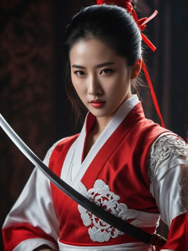 beautiful girls with katana,mulan,katana,korean culture,oriental princess,swordswoman,geisha,japanese martial arts,hanbok,samurai sword,geisha girl,korean history,oriental girl,samurai fighter,martial arts uniform,female warrior,korean royal court cuisine,samurai,inner mongolian beauty,taiwanese opera,Photography,General,Fantasy