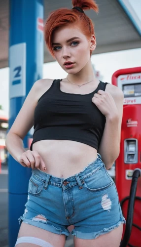 jean shorts,gas station,girl in overalls,skort,teen,gap,gas pump,hd,petrol,gain,mini,gi,vada,hip,lis,e-gas station,denims,ammo,hoe,fay,Photography,Documentary Photography,Documentary Photography 23