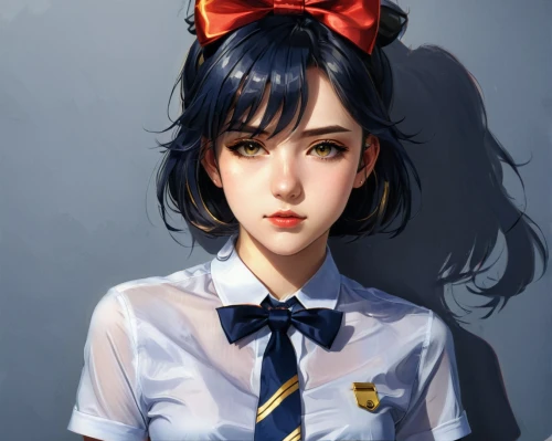 sailor,schoolgirl,kantai collection sailor,anime girl,school uniform,digital painting,girl portrait,world digital painting,delta sailor,nico,azusa nakano k-on,anime cartoon,xun,study,anime,oriental girl,anime japanese clothing,worried girl,nurse uniform,japanese kawaii,Illustration,Paper based,Paper Based 02