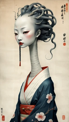 geisha girl,geisha,japanese art,chinese art,oriental painting,oriental princess,oriental girl,taiwanese opera,japanese woman,cool woodblock images,junshan yinzhen,oriental,the japanese doll,japanese character,tong sui,peking opera,samurai,japanese doll,japanese culture,luo han guo,Illustration,Realistic Fantasy,Realistic Fantasy 17