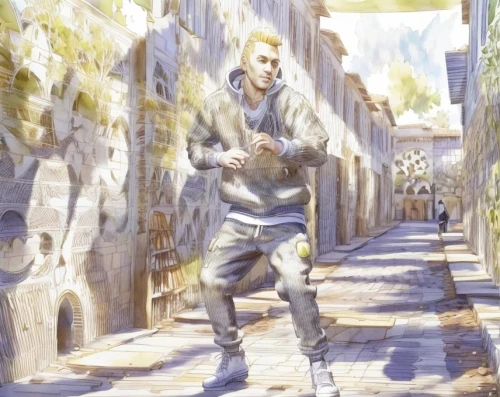 walking man,chainlink,a pedestrian,world digital painting,fallout4,pedestrian,walk,i walk,digital painting,suburb,the wanderer,mercenary,concept art,rhodes,lost in war,stroll,pripyat,game art,walking,ghost catcher