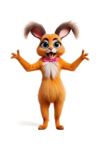 bunga,cangaroo,jack rabbit,mascot,rebbit,cute cartoon character,jerboa,hop,yogi,the mascot,madagascar,mainzelmännchen,fennec,tangelo,bongo,vicuna,knuffig,disney character,anthropomorphized animals,eyup,Illustration,Retro,Retro 22