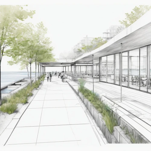 archidaily,glass facade,boathouse,daylighting,coastal protection,3d rendering,the waterfront,waterfront,inlet place,school design,urban design,core renovation,battery park,aqua studio,leisure facility,arq,lakeshore,waterside,glass facades,greenhouse effect,Unique,Design,Blueprint