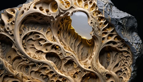 mandelbulb,fossilized resin,wood carving,carved wood,wood art,geode,wood skeleton,wave wood,ornamental wood,honeycomb structure,slice of wood,wood diamonds,abstract gold embossed,honeycomb stone,speleothem,wood texture,natural wood,honeycomb,solidified lava,stalactite
