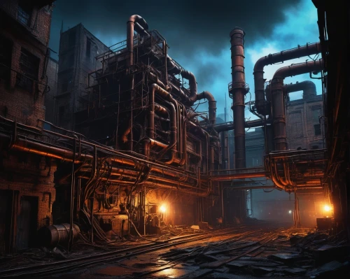 industrial landscape,refinery,industrial ruin,industrial,chemical plant,industrial plant,heavy water factory,steel mill,factories,metallurgy,industrial area,mining facility,industries,industry,empty factory,industrial hall,powerplant,industrial smoke,foundry,abandoned factory,Conceptual Art,Daily,Daily 09