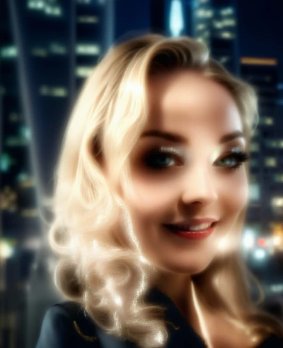 sarah walker,digital compositing,portrait background,city ​​portrait,image editing,image manipulation,custom portrait,blur office background,world digital painting,edit icon,visual effect lighting,blonde woman,businesswoman,photo painting,retro woman,in photoshop,bussiness woman,composite,hollywood actress,business woman