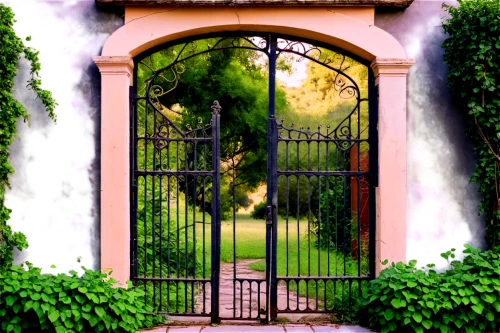 garden door,iron gate,fence gate,metal gate,gates,wrought iron,gate,iron door,farm gate,front gate,wood gate,gateway,garden fence,heaven gate,wall,portal,secret garden of venus,ornamental dividers,open door,steel door,Art,Artistic Painting,Artistic Painting 27