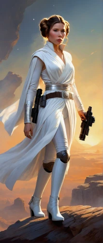 princess leia,luke skywalker,cg artwork,obi-wan kenobi,torch-bearer,the wanderer,jedi,sci fiction illustration,female warrior,angel moroni,republic,heroic fantasy,clone jesionolistny,jaya,violinist violinist of the moon,joan of arc,lady medic,fatayer,paladin,star wars,Conceptual Art,Oil color,Oil Color 03