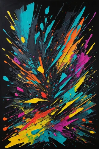 abstract painting,abstract multicolor,fireworks art,abstract artwork,abstract background,black paper,colorful foil background,graffiti splatter,futura,abstract cartoon art,background abstract,paint splatter,abstract design,paint strokes,colorful star scatters,kaleidoscope art,cmyk,thick paint strokes,glass painting,color feathers,Illustration,Realistic Fantasy,Realistic Fantasy 23