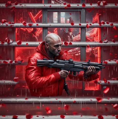 red matrix,red hood,kalashnikov,sniper,daredevil,red confetti,gun,matrix,red,cg artwork,terminator,bullets,renegade,shooter game,red russian,on a red background,spy-glass,rose png,valentines day background,infiltrator