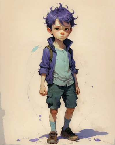 2d,killua,killua hunter x,kids illustration,blue painting,child boy,blueberry,purple blue,painter doll,child,child portrait,little boy,watercolor blue,shirakami-sanchi,a child,colored crayon,sailing blue purple,artist color,sakana,small child,Illustration,Paper based,Paper Based 17