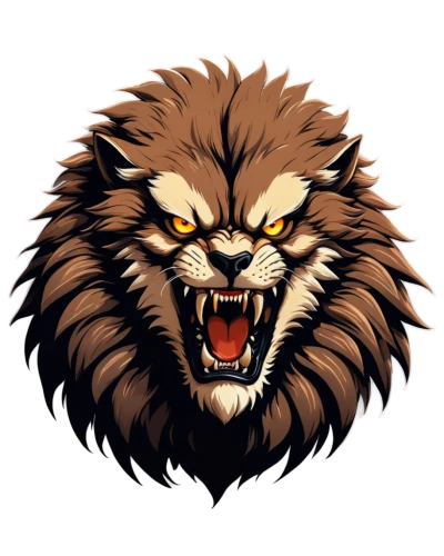 lion head,lion,skeezy lion,forest king lion,tiger head,lion number,masai lion,tiger png,snarling,roar,roaring,panthera leo,lion father,lion - feline,lion's coach,lion white,two lion,male lion,werewolf,female lion,Unique,Design,Sticker