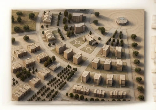 town planning,escher village,scale model,housing estate,human settlement,townscape,suburbs,suburban,aerial landscape,street plan,urban development,blocks of houses,new housing development,settlement,city blocks,urban design,suburb,dessau,aurora village,diorama