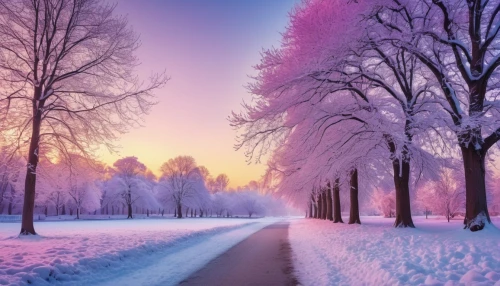 snow landscape,winter landscape,winter background,purple landscape,snowy landscape,winter forest,snow trees,purple and pink,hoarfrost,pink dawn,winter dream,winter magic,pink-purple,winter wonderland,the purple-and-white,winter morning,snow scene,lilac tree,purple-white,light purple,Photography,General,Realistic