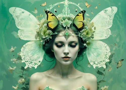 faerie,faery,dryad,fairy queen,butterfly green,lepidopterist,cupido (butterfly),fairy,flower fairy,butterfly effect,ulysses butterfly,moths and butterflies,fantasy art,butterflies,hesperia (butterfly),isolated butterfly,the enchantress,julia butterfly,gatekeeper (butterfly),fantasy portrait,Illustration,Vector,Vector 21