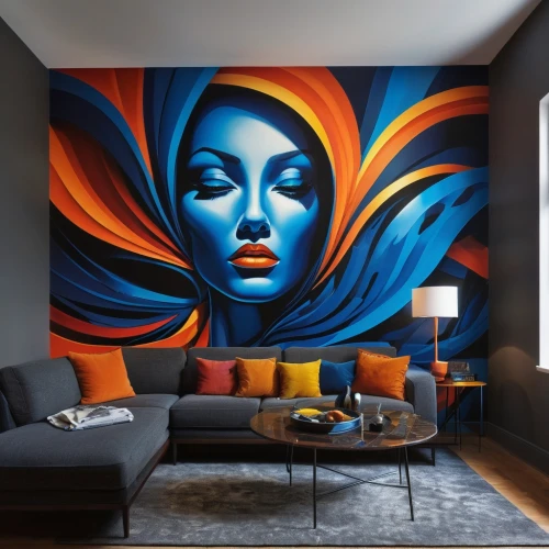 modern decor,contemporary decor,wall art,wall decoration,apartment lounge,wall paint,wall decor,wall painting,interior decoration,interior design,interior decor,painted wall,decorative art,meticulous painting,art deco,boho art,interior modern design,decor,chaise lounge,livingroom,Art,Artistic Painting,Artistic Painting 34