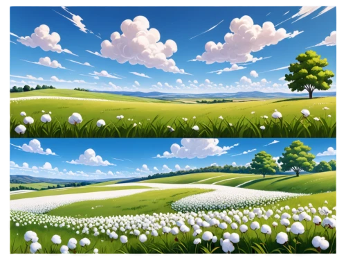 background vector,backgrounds,backgrounds texture,landscape background,springtime background,blooming field,golf course background,salt meadow landscape,spring background,cotton grass,clover meadow,meadow landscape,grasslands,flower painting,flower field,flowers field,3d background,white daisies,flower background,field of flowers,Unique,Design,Character Design