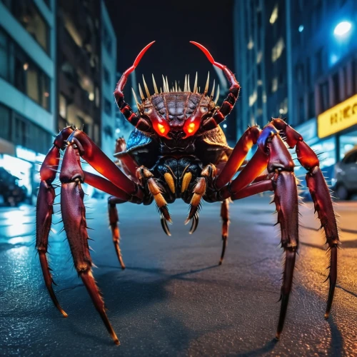 tarantula,walking spider,edged hunting spider,arthropod,arachnophobia,arachnid,scorpio,spider,fire beetle,crayfish,red cliff crab,3d render,black crab,crab 2,arthropods,king crab,baboon spider,square crab,cynosbatos,crab 1