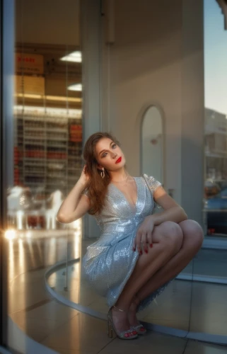 ballerina,digital compositing,portrait photography,girl in white dress,portrait photographers,window sill,a girl in a dress,windowsill,passion photography,lens flare,conceptual photography,woman sitting,light reflections,fusion photography,pre-wedding photo shoot,reflector,vitrine,pointe shoes,gracefulness,girl in a long dress,Photography,General,Realistic