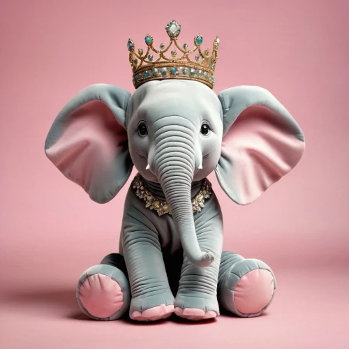 pink elephant,circus elephant,elephant's child,elephant toy,dumbo,girl elephant,elephant,elephant kid,circus animal,pachyderm,elephantine,anthropomorphized animals,mandala elephant,asian elephant,blue elephant,little princess,cartoon elephants,whimsical animals,princess crown,animals play dress-up,Photography,Artistic Photography,Artistic Photography 05