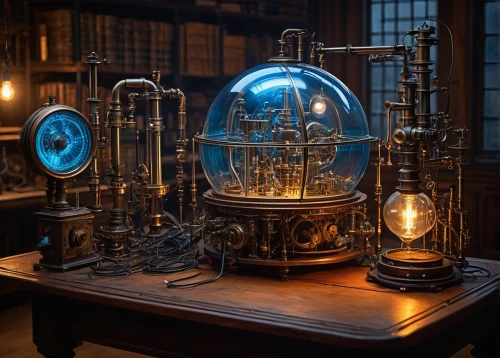 scientific instrument,clockmaker,potions,orrery,distillation,barograph,steampunk,alchemy,retro kerosene lamp,candlemaker,steampunk gears,the boiler room,plasma globe,experimental musical instrument,searchlamp,instruments,kerosene lamp,vintage lantern,invent,barometer,Illustration,Retro,Retro 19