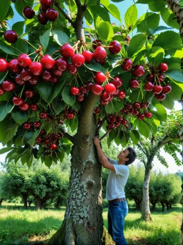 fruit tree,cannonball tree,strawberry tree,great cherry,peach tree,fruit trees,orchards,arabica,oregon cherry,ripening process,apple tree,collecting nut fruit,pulasan,horse chestnut red,rowanberries,coffee fruits,cherry branch,kona coffee,picking apple,mirabelle tree,Photography,General,Realistic