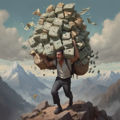 game illustration,money rain,collapse of money,freelancer,full stack developer,game art,freelance,windfall,crypto mining,sales man,glut of money,altcoins,passive income,stacks,stack of paper,peddler,an investor,bitcoin mining,entrepreneur,stack,Conceptual Art,Fantasy,Fantasy 01