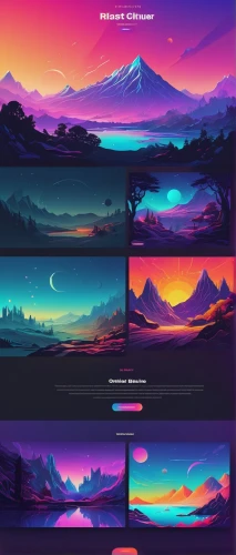 gradient effect,dusk background,backgrounds,color picker,landscape background,rainbow color palette,color palette,background vector,landscapes,backgrounds texture,vimeo,palette,saturated colors,landing page,portfolio,colorful foil background,flat design,visual effect lighting,virtual landscape,color is changable in ps,Conceptual Art,Daily,Daily 09