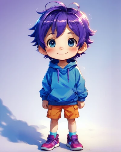 chibi kids,2d,kids illustration,cute cartoon character,chibi children,small child,little kid,child boy,chibi girl,little child,chibi,anime boy,sailing blue purple,a child,purple blue,child,kawaii boy,little boy,hedgehog child,osomatsu,Illustration,Japanese style,Japanese Style 02