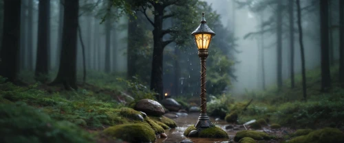 enchanted forest,landscape lighting,foggy forest,forest path,germany forest,fairytale forest,street lamps,hanging lantern,black forest,elven forest,fairy forest,forest of dreams,haunted forest,lamplighter,forest dark,house in the forest,illuminated lantern,forest landscape,fantasy picture,lantern