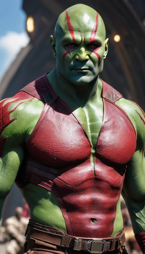 avenger hulk hero,hulk,raphael,lopushok,orc,ogre,leonardo,incredible hulk,michelangelo,green goblin,brute,green skin,angry man,half orc,cgi,ork,chromakey,male character,quark,cleanup,Photography,General,Realistic