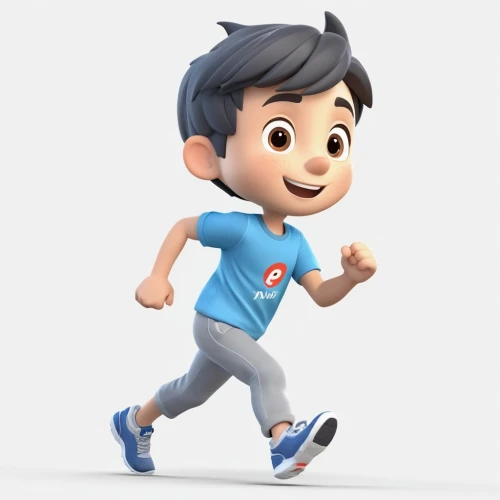 cute cartoon character,running,jogging,runner,jog,matsuno,running fast,run,little girl running,children jump rope,to run,character animation,jogger,3d model,kids illustration,female runner,free running,kid hero,elphi,wii,Unique,3D,3D Character