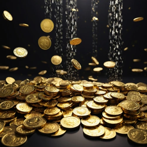 coins,coins stacks,gold is money,gold bullion,pot of gold background,digital currency,cryptocoin,gold wall,tokens,bit coin,3d bicoin,crypto mining,coin,crypto currency,crypto-currency,gold business,token,bullion,money rain,bitcoins,Photography,General,Realistic