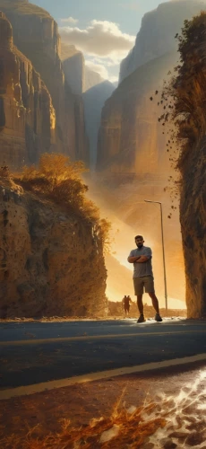 desert run,desert landscape,street canyon,desert desert landscape,guards of the canyon,capture desert,canyon,road forgotten,fantasy landscape,world digital painting,the road,desert background,the wanderer,sand road,arid landscape,journey,sci fiction illustration,road of the impossible,the desert,valley of death,Photography,General,Commercial