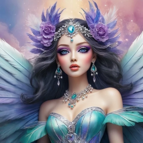fairy queen,fantasy art,faery,faerie,fantasy woman,fantasy portrait,fantasy picture,fairy peacock,fairy,queen of the night,fantasy girl,evil fairy,fairy tale character,rosa 'the fairy,3d fantasy,flower fairy,oriental princess,blue enchantress,baroque angel,vanessa (butterfly)