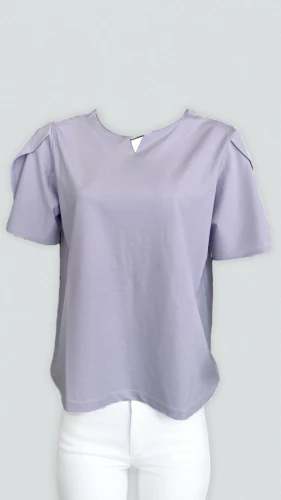 pale purple,baby & toddler clothing,cotton top,fir tops,white with purple,infant bodysuit,scalloped,bodice,blouse,light purple,long-sleeved t-shirt,undershirt,ladies clothes,crop top,periwinkle,women's clothing,mauve,isolated t-shirt,menswear for women,neutral color,Female,North and Central Americans,Bow-shaped Hair,Youth adult,M,Confidence,Denim,Pure Color,White