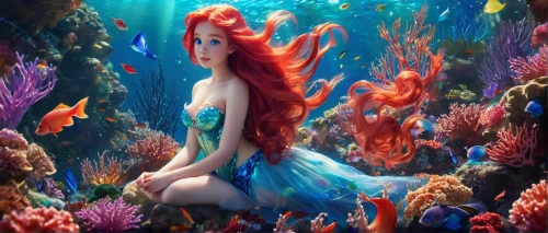 mermaid background,ariel,underwater background,little mermaid,under sea,merfolk,under the sea,mermaid,red sea,believe in mermaids,underwater world,undersea,mermaids,coral reef,the sea maid,mermaid scale,let's be mermaids,ocean underwater,fantasy picture,underwater,Illustration,Realistic Fantasy,Realistic Fantasy 37