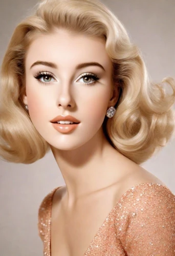 model years 1960-63,model years 1958 to 1967,vintage makeup,ann margaret,eva saint marie-hollywood,bouffant,marylyn monroe - female,ann margarett-hollywood,blonde woman,gena rolands-hollywood,doris day,marylin monroe,grace kelly,vintage female portrait,artificial hair integrations,vintage woman,blond girl,doll's facial features,vintage women,blonde girl