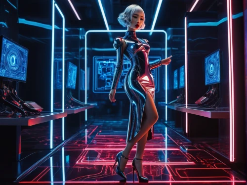 agent provocateur,cyberpunk,neon body painting,futuristic,cyber,valerian,scifi,sci fi surgery room,neon light,cyberspace,jukebox,sci fi,blue room,neon human resources,nightclub,neo-burlesque,neon,neon lights,sci-fi,sci - fi,Illustration,Japanese style,Japanese Style 05