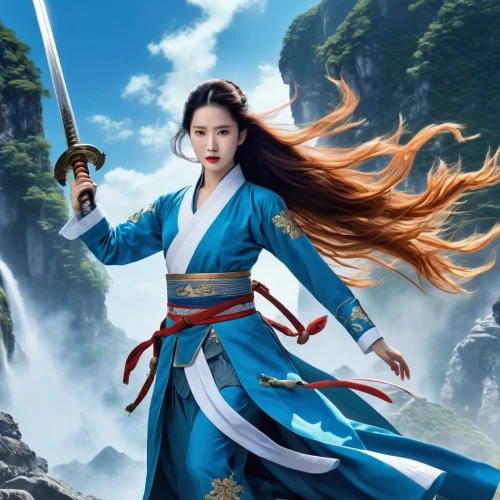 mulan,yi sun sin,wuchang,korean culture,xing yi quan,yuanyang,korean history,honor 9,yunnan,swordswoman,hwachae,xizhi,xuan lian,korean drama,goki,mountain spirit,wushu,oriental longhair,dragon li,yeongsanhong,Photography,General,Realistic