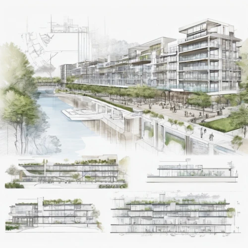 kirrarchitecture,urban design,archidaily,japanese architecture,urban development,architect plan,riverbank,arq,multistoreyed,autostadt wolfsburg,mixed-use,mega project,landscape plan,aqua studio,terraces,croydon facelift,chinese architecture,artificial island,waterside,danyang eight scenic,Unique,Design,Blueprint