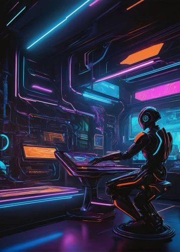 retro diner,neon coffee,cyberpunk,ufo interior,sci fi surgery room,neon drinks,cyber,scifi,jukebox,neon human resources,computer room,futuristic,futuristic landscape,neon tea,cg artwork,diner,sci fiction illustration,cyberspace,neon cocktails,neon lights,Conceptual Art,Sci-Fi,Sci-Fi 23