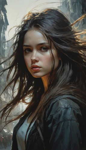 heroic fantasy,mystical portrait of a girl,fantasy portrait,sci fiction illustration,fantasy art,rosa ' amber cover,katniss,world digital painting,girl on the river,portrait background,lara,fantasy picture,renegade,girl in a long,cg artwork,the girl's face,lilian gish - female,game illustration,little girl in wind,the enchantress,Conceptual Art,Fantasy,Fantasy 12